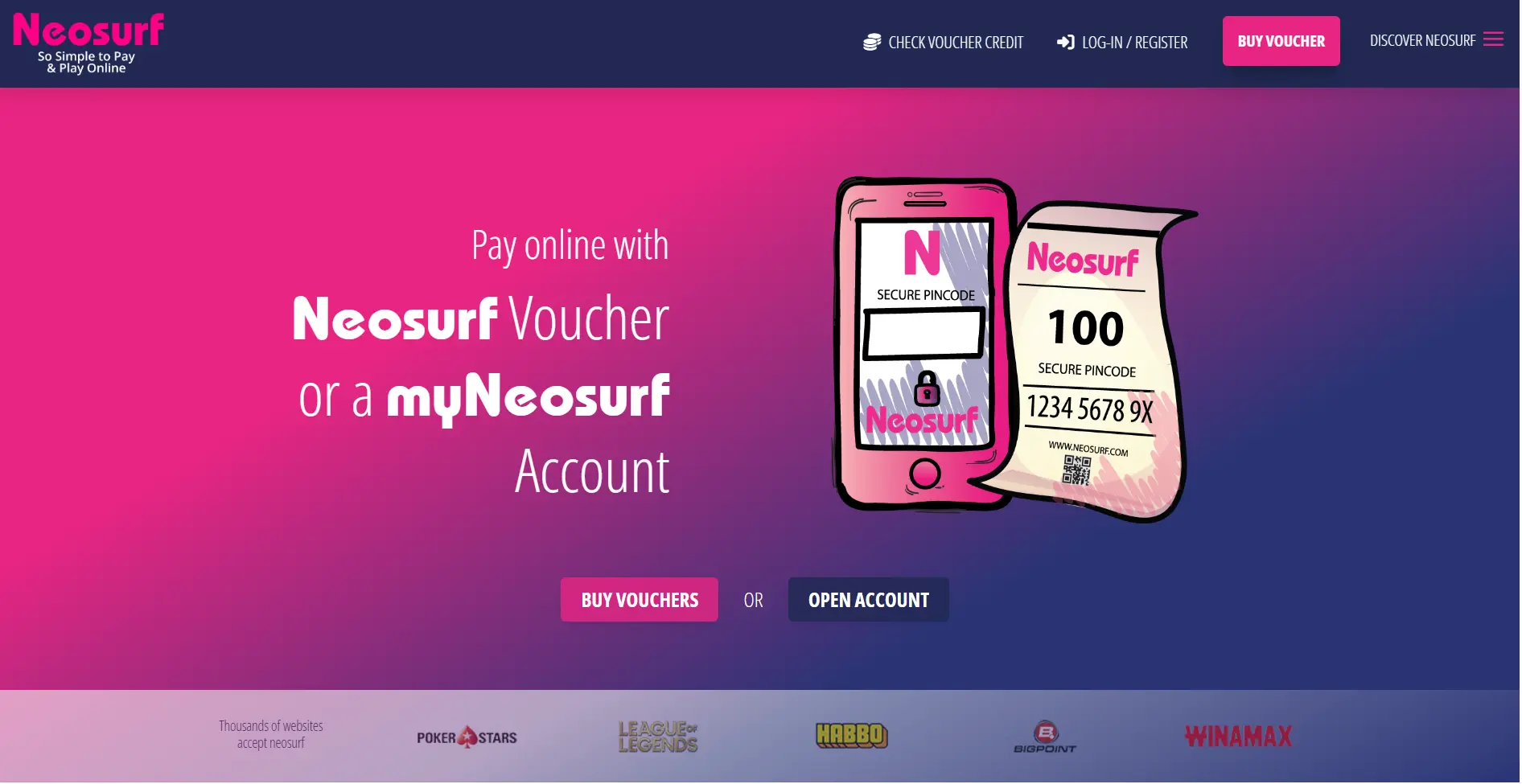 Neosurf Banner